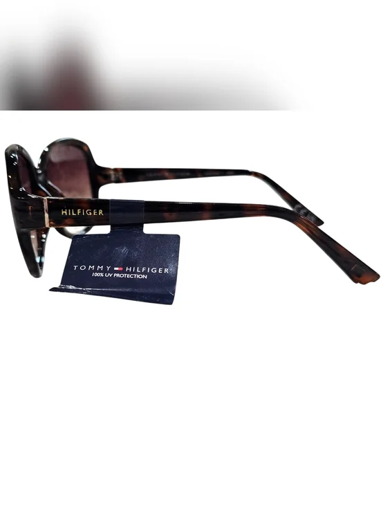 Tommy Hilfiger Trista Women's Tortoiseshell Sunglasses with Brown Gradient Lense - Picture 3 of 5